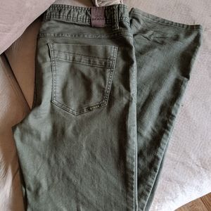 Prana Green Bridger Jean 36W/34L Slim Fit